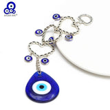 Evil Eye Heart Keychain Wall Hanging Car Bag Jewelry DIY