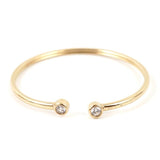 Adjustable Rhinestone Cuff Bangle Men Women Bracelet Stainless Steel