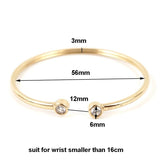 Adjustable Rhinestone Cuff Bangle Men Women Bracelet Stainless Steel