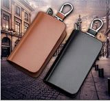 Leather Remote Control Car Keychain Smart Key Protector Cover