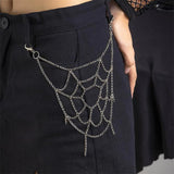 Pentagram Keychains Punk Rock Goth Jewelry