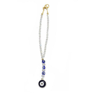 Lucky Eye Heart Round Pendant Wall Hanging Evil Eye Keychain