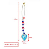 Lucky Eye Heart Round Pendant Wall Hanging Evil Eye Keychain
