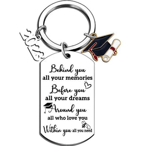 Class Of Graduation Keychain for Seniors College High Student Key Chains