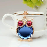 Rhinestone Owl Keychain Cartoon Bag Eagle Pendant K2229