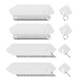 Slotted Rack Key Tags Name Tag Label Key Chain