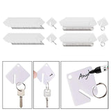 Slotted Rack Key Tags Name Tag Label Key Chain