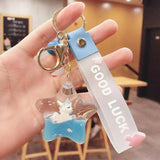 Unicorn Keychain Anime Rainbow Star Five-Pointed Female Bags Women Student