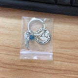 DAD Memorial Keychain - Loss of Father Jewelry