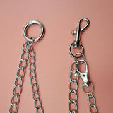 Rock Layered Chain Keychains For Men Women Punk Vintage Waist Key Chain Wallet