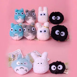 Totoro Keychain Plush Toy Neighbor Totoro Stuffed Soft Pendant Dolls