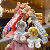 Female Astronaut Keychain Creative Epoxy Bag Pendant Birthday Gift