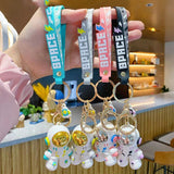Female Astronaut Keychain Creative Epoxy Bag Pendant Birthday Gift