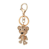 Tiger Keychain Small Gift Stereo Tiger Alloy Keychain