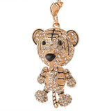 Tiger Keychain Small Gift Stereo Tiger Alloy Keychain