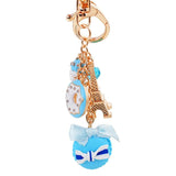 Eiffel Tower Macaroon Keychain Sweet Cake Resin Metal Craft