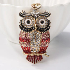 Metal Owl Key Chain Pendant