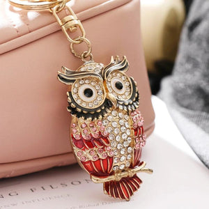 Metal Owl Key Chain Pendant