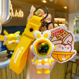 Radish Rabbit Astronaut Keychain Doll Couple Car Keyholder