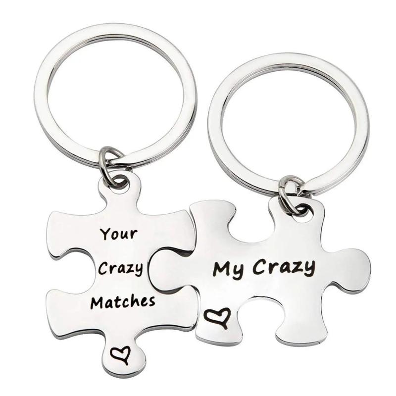 Crazy Matches Crazy Couple's Keychain Set