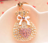 Money Purse Metal Keychain Bag Charm Gift B873