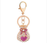 Money Purse Metal Keychain Bag Charm Gift B873