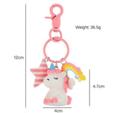 Fairytale Unicorn Keychain Multi-style Horse Key Rings Holder Alloy Key Chain