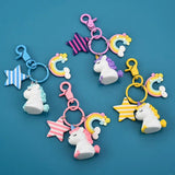 Fairytale Unicorn Keychain Multi-style Horse Key Rings Holder Alloy Key Chain