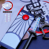 Demon Slayer Tanjirou Keychain Sword Key Chain for Men Women Bag Pendant