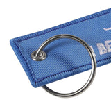 Embroidered Aviation Key Chain Sky Jewelry Luggage Tag Car Key