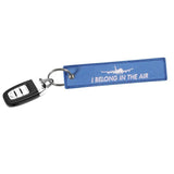 Embroidered Aviation Key Chain Sky Jewelry Luggage Tag Car Key