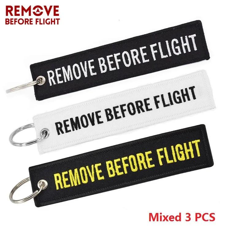 Remove Before Flight Keychain 3 PCS/LOT