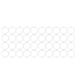 Keychain Cable Stainless Steel Ring Loop Holder, 20 Pack