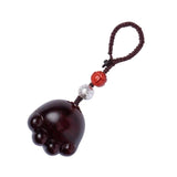 Wooden Cat's Paw Anime Car Key Chain Men Woman Gift