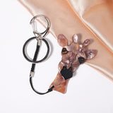 Acrylic Giraffe Key Chain Animal Corsage for Women