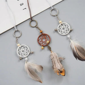 Dream Catcher Keychain with Tassel - Auto Car Pendant Jewelry Gift