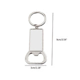 5 Pcs Metal Hardboard Keychains Blank Sublimation Heat Transfer Keychains