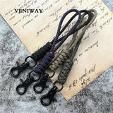 Personalized Keychain Lanyard Weave Men's Keyring Strap