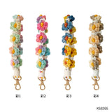 Mini Daisy Flower Keychain Keyring Wedding Party Favors