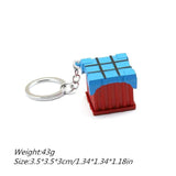 PUBG Keychain Airdrop Box Alloy Pendant Weapon Model Key chain
