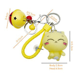 Cute Kitten Doll Key Chain for Bag Car Keychain Pendant Gift