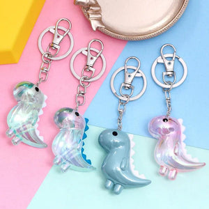 Dinosaur Keychain Women Animal Car Bag Charms Key Chain Girls Jewelry