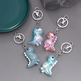 Dinosaur Keychain Women Animal Car Bag Charms Key Chain Girls Jewelry