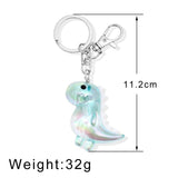 Dinosaur Keychain Women Animal Car Bag Charms Key Chain Girls Jewelry