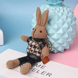Rabbit Plush Bag Pendant Keychain Girl Gift Jewelry