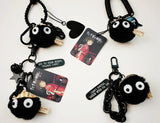 Anime Spirited Away Totora Hand Susuwatari Fur Ball Keychain for Women