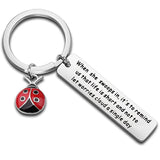 Good Luck Ladybug Keychain Bracelet Ladybug Lover Gift