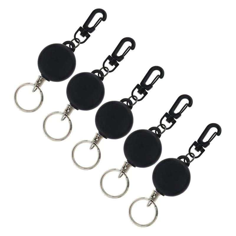 5 Retractable Durable cm Tool Extendable Key Chain Wire Rope