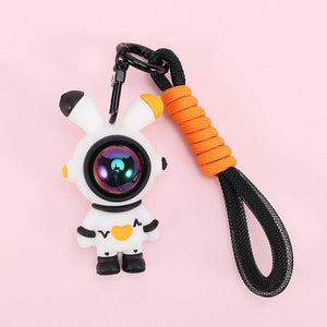 Astronaut 3D Spaceman Keychain Metal Car Key Ring Pendant