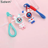 Astronaut 3D Spaceman Keychain Metal Car Key Ring Pendant